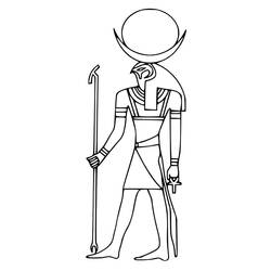 ぬりえページ: エジプト神話 (神々と女神) #111173 - 無料の印刷可能なぬりえページ