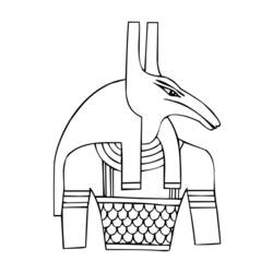 ぬりえページ: エジプト神話 (神々と女神) #111178 - 無料の印刷可能なぬりえページ