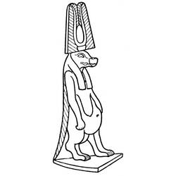 ぬりえページ: エジプト神話 (神々と女神) #111197 - 無料の印刷可能なぬりえページ