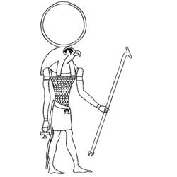 ぬりえページ: エジプト神話 (神々と女神) #111206 - 無料の印刷可能なぬりえページ