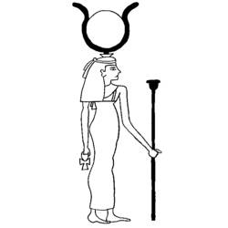 ぬりえページ: エジプト神話 (神々と女神) #111209 - 無料の印刷可能なぬりえページ