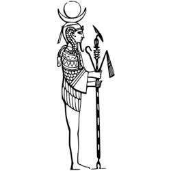 ぬりえページ: エジプト神話 (神々と女神) #111213 - 無料の印刷可能なぬりえページ