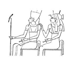 ぬりえページ: エジプト神話 (神々と女神) #111223 - 無料の印刷可能なぬりえページ