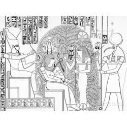 ぬりえページ: エジプト神話 (神々と女神) #111224 - 無料の印刷可能なぬりえページ