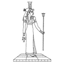 ぬりえページ: エジプト神話 (神々と女神) #111230 - 無料の印刷可能なぬりえページ