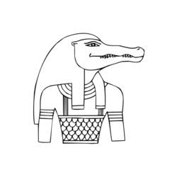 ぬりえページ: エジプト神話 (神々と女神) #111244 - 無料の印刷可能なぬりえページ