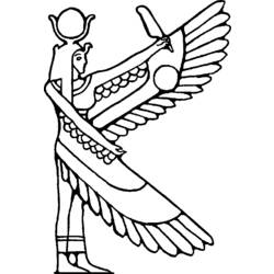 ぬりえページ: エジプト神話 (神々と女神) #111249 - 無料の印刷可能なぬりえページ