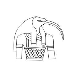 ぬりえページ: エジプト神話 (神々と女神) #111250 - 無料の印刷可能なぬりえページ