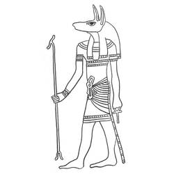 ぬりえページ: エジプト神話 (神々と女神) #111269 - 無料の印刷可能なぬりえページ