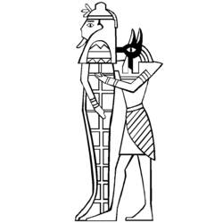 ぬりえページ: エジプト神話 (神々と女神) #111289 - 無料の印刷可能なぬりえページ