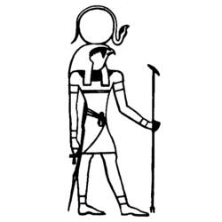 ぬりえページ: エジプト神話 (神々と女神) #111291 - 無料の印刷可能なぬりえページ