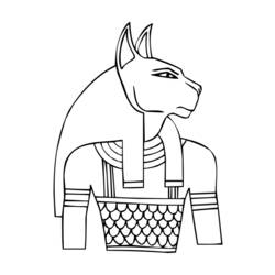 ぬりえページ: エジプト神話 (神々と女神) #111300 - 無料の印刷可能なぬりえページ