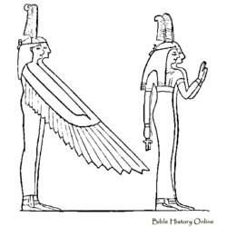 ぬりえページ: エジプト神話 (神々と女神) #111319 - 無料の印刷可能なぬりえページ