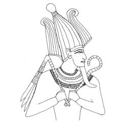 ぬりえページ: エジプト神話 (神々と女神) #111325 - 無料の印刷可能なぬりえページ