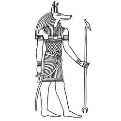 ぬりえページ: エジプト神話 (神々と女神) #111329 - 無料の印刷可能なぬりえページ