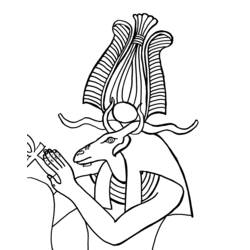 ぬりえページ: エジプト神話 (神々と女神) #111376 - 無料の印刷可能なぬりえページ