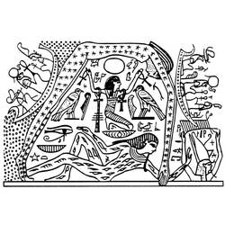 ぬりえページ: エジプト神話 (神々と女神) #111378 - 無料の印刷可能なぬりえページ