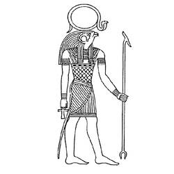 ぬりえページ: エジプト神話 (神々と女神) #111400 - 無料の印刷可能なぬりえページ