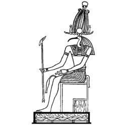 ぬりえページ: エジプト神話 (神々と女神) #111446 - 無料の印刷可能なぬりえページ
