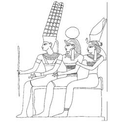 ぬりえページ: エジプト神話 (神々と女神) #111463 - 無料の印刷可能なぬりえページ