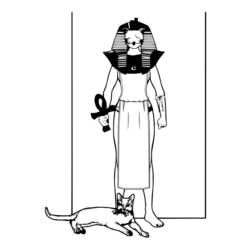 ぬりえページ: エジプト神話 (神々と女神) #111472 - 無料の印刷可能なぬりえページ