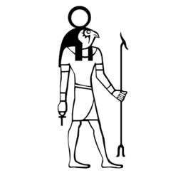 ぬりえページ: エジプト神話 (神々と女神) #111506 - 無料の印刷可能なぬりえページ
