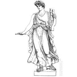 ぬりえページ: ギリシャ神話 (神々と女神) #109624 - 無料の印刷可能なぬりえページ
