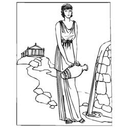 ぬりえページ: ギリシャ神話 (神々と女神) #109689 - 無料の印刷可能なぬりえページ