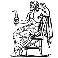 ぬりえページ: ギリシャ神話 (神々と女神) #109755 - 無料の印刷可能なぬりえページ