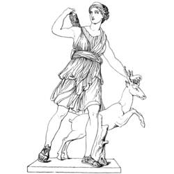 ぬりえページ: ギリシャ神話 (神々と女神) #109858 - 無料の印刷可能なぬりえページ