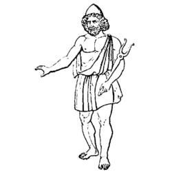 ぬりえページ: ギリシャ神話 (神々と女神) #109881 - 無料の印刷可能なぬりえページ