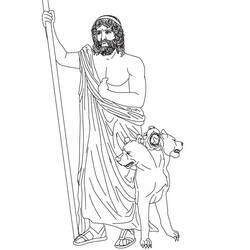 ぬりえページ: ギリシャ神話 (神々と女神) #109904 - 無料の印刷可能なぬりえページ