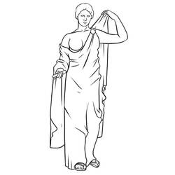 ぬりえページ: ギリシャ神話 (神々と女神) #109907 - 無料の印刷可能なぬりえページ