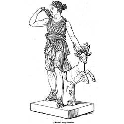 ぬりえページ: ギリシャ神話 (神々と女神) #109930 - 無料の印刷可能なぬりえページ