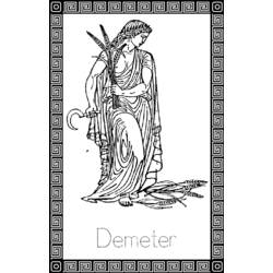 ぬりえページ: ギリシャ神話 (神々と女神) #109937 - 無料の印刷可能なぬりえページ