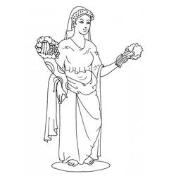 ぬりえページ: ギリシャ神話 (神々と女神) #109952 - 無料の印刷可能なぬりえページ