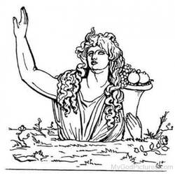 ぬりえページ: ギリシャ神話 (神々と女神) #109974 - 無料の印刷可能なぬりえページ