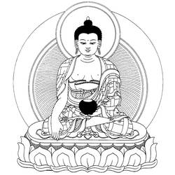 ぬりえページ: ヒンズー教の神話: 仏 (神々と女神) #89512 - 無料の印刷可能なぬりえページ