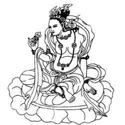 ぬりえページ: ヒンズー教の神話: 仏 (神々と女神) #89513 - 無料の印刷可能なぬりえページ