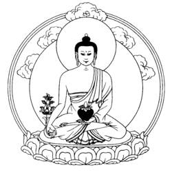 ぬりえページ: ヒンズー教の神話: 仏 (神々と女神) #89522 - 無料の印刷可能なぬりえページ