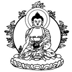 ぬりえページ: ヒンズー教の神話: 仏 (神々と女神) #89540 - 無料の印刷可能なぬりえページ