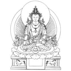 ぬりえページ: ヒンズー教の神話: 仏 (神々と女神) #89541 - 無料の印刷可能なぬりえページ