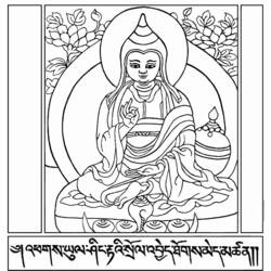 ぬりえページ: ヒンズー教の神話: 仏 (神々と女神) #89547 - 無料の印刷可能なぬりえページ