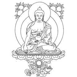 ぬりえページ: ヒンズー教の神話: 仏 (神々と女神) #89551 - 無料の印刷可能なぬりえページ