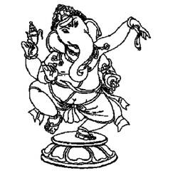 ぬりえページ: ヒンズー教の神話: ガネーシャ (神々と女神) #96888 - 無料の印刷可能なぬりえページ