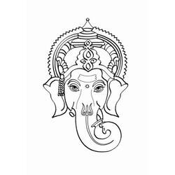 ぬりえページ: ヒンズー教の神話: ガネーシャ (神々と女神) #96920 - 無料の印刷可能なぬりえページ