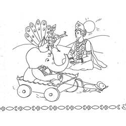 ぬりえページ: ヒンズー教の神話: ガネーシャ (神々と女神) #96932 - 無料の印刷可能なぬりえページ