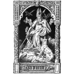 ぬりえページ: 北欧神話 (神々と女神) #110414 - 無料の印刷可能なぬりえページ