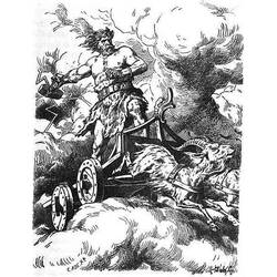ぬりえページ: 北欧神話 (神々と女神) #110418 - 無料の印刷可能なぬりえページ