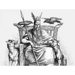 ぬりえページ: 北欧神話 (神々と女神) #110422 - 無料の印刷可能なぬりえページ